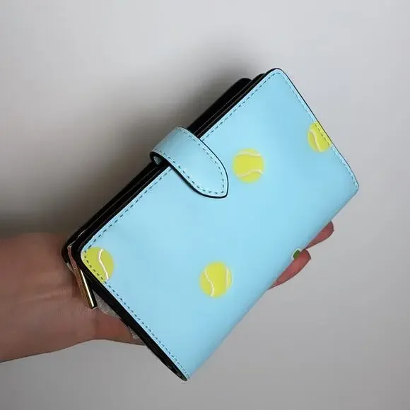 NWT💃Kate Spade Grand Slam Medium Compact Bifold Wallet - Picture 3 of 6